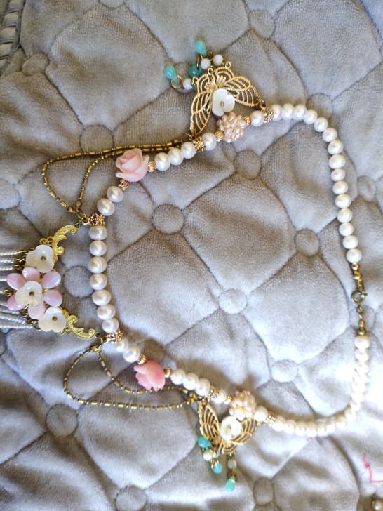 寻簪记汉服古典风发饰发簪唐宋明制天然淡水珍...