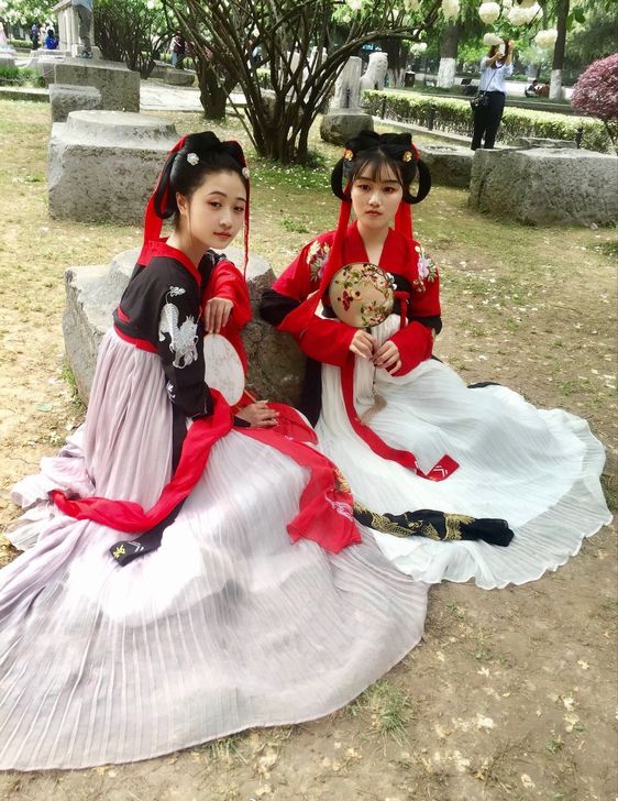 新款汉服女唐制芥子记墨琊卿玄传统民族古装清...