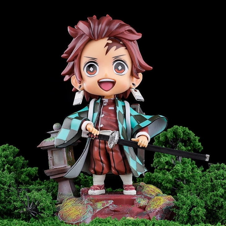 鬼灭之刃q版炭治郎17cm