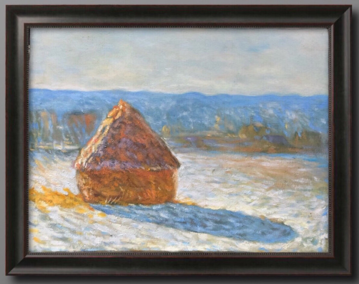 《稻草垛》百分百纯手绘莫奈印象派油画