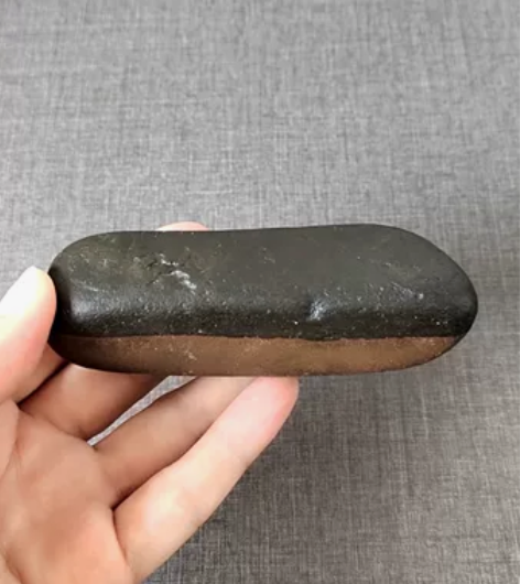 广西红水河天然彩陶石大湾石水冲奇石手玩石满...