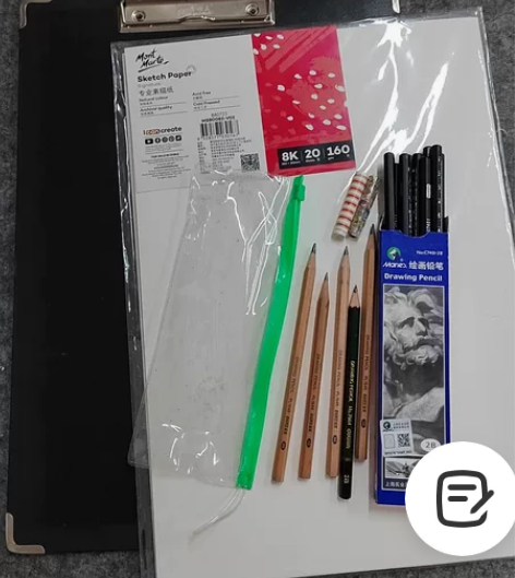 马利素描铅笔炭笔美术生专用MontMart...