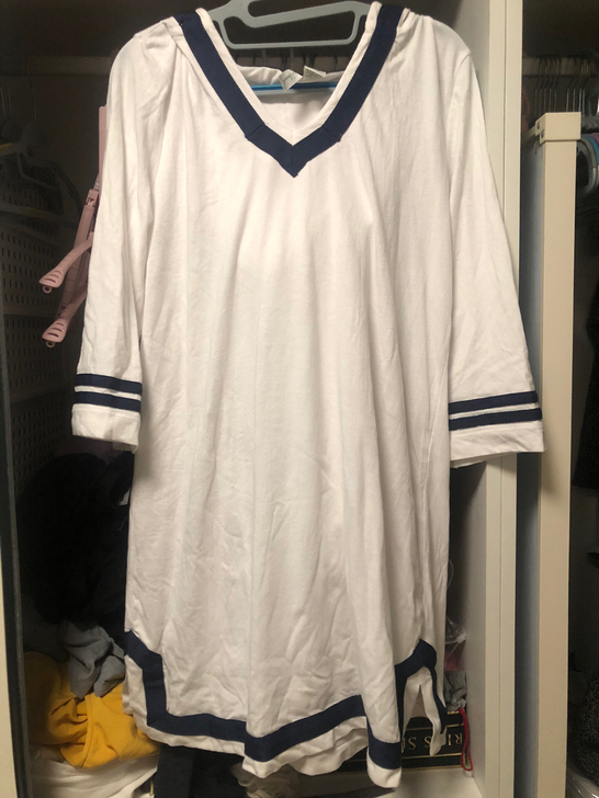 【25不包邮】100%纯棉，学生裙，白色海...