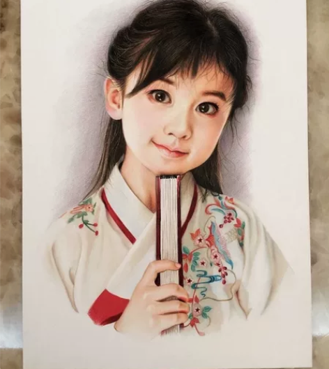 素描画像彩铅人物头像定制肖像画代画真人照片...