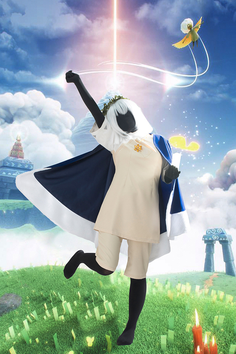 火花动漫sky光遇cos服 光遇斗篷 音韵...