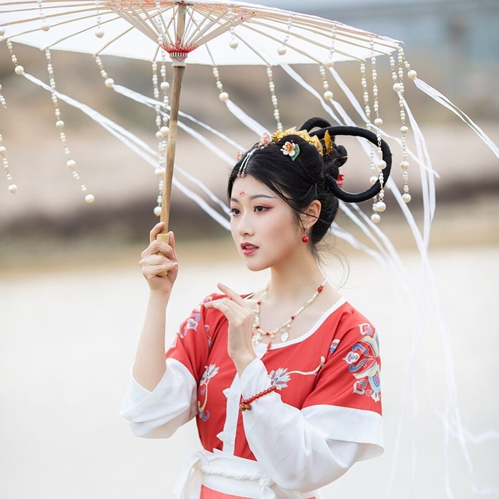 正版白菜汉服时夏汉服千年风雅系列 芙蓉渡敦...