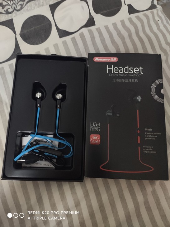 纽曼运动蓝牙耳机，全新工厂价，音质细腻浑厚...