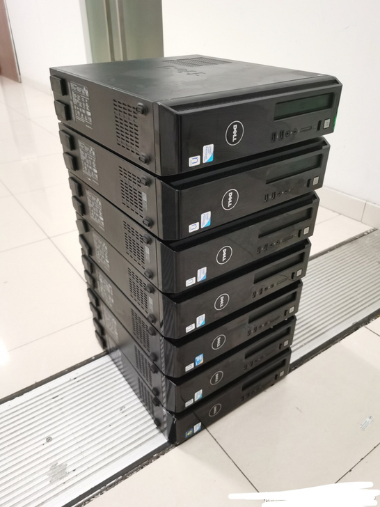 台式四核戴尔电脑二手电脑双核办公电脑主机家...