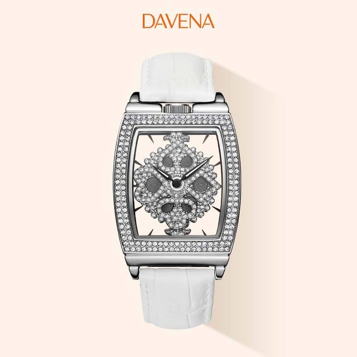 全新 Davena蒂玮娜手表女 时来运转方...