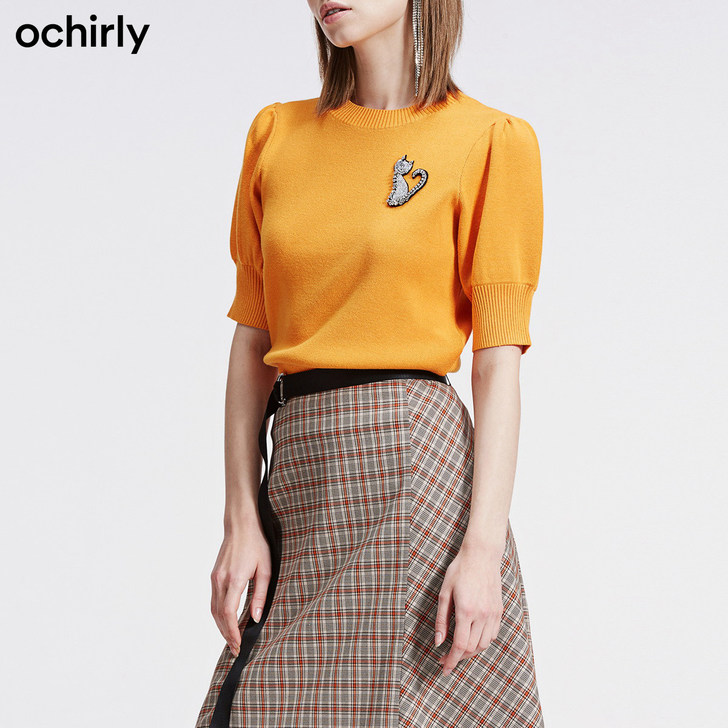 Ochirly/欧时力 毛针织衫