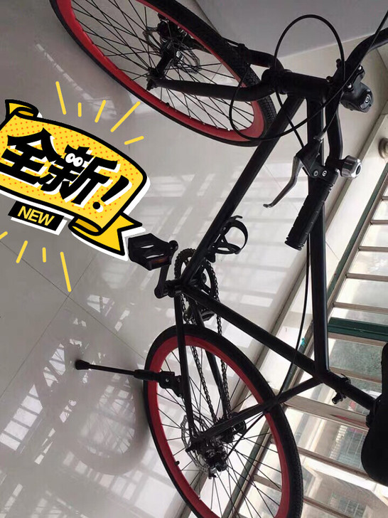 死飞自行车成人活飞赛车公路车实心胎学生男女...