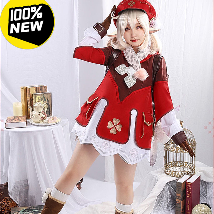 原神可莉cos服装女火花骑士cosplay...
