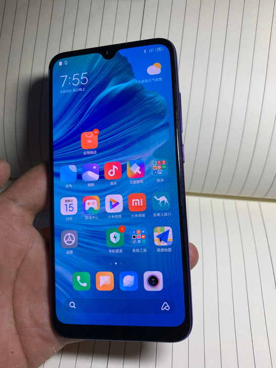 小米cc9e全网6+128手机成色外观如图...