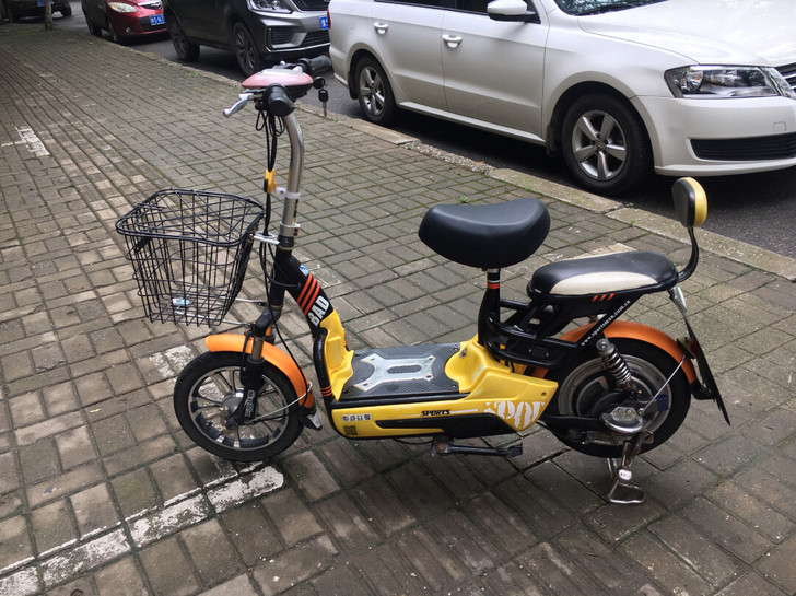 品牌电动车,外表光鲜亮丽,电池新!车有劲!