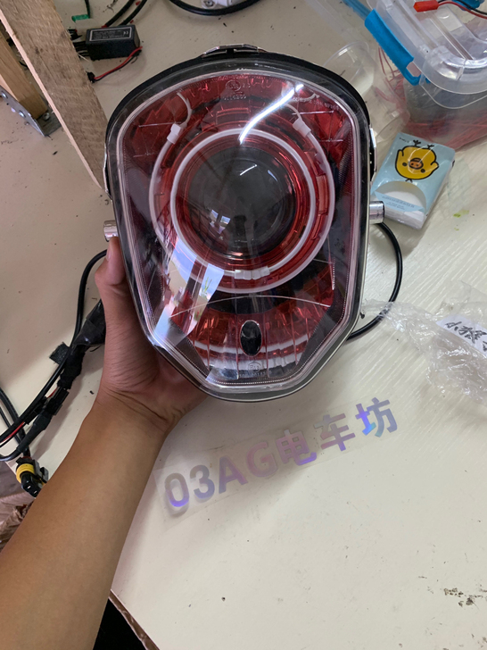 小猴子65wLED透镜大灯