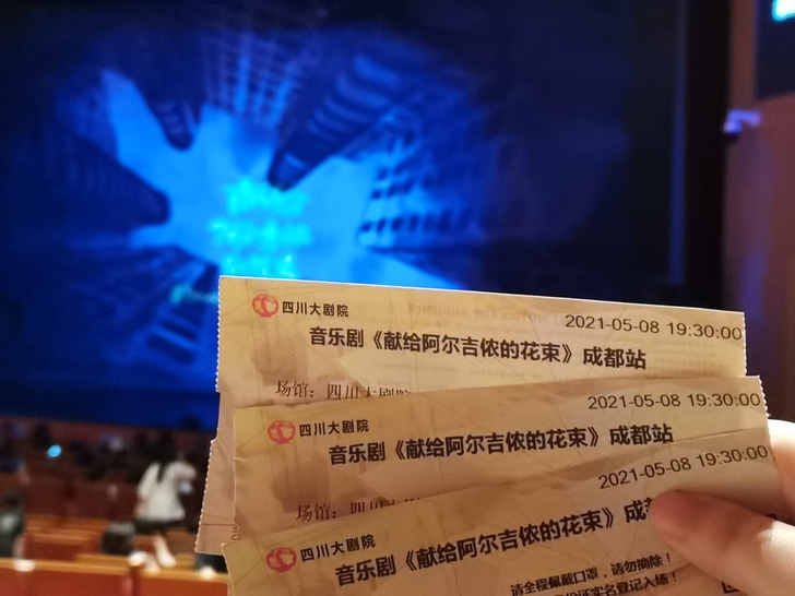 【收】献给阿尔吉侬的花束音乐剧成都场场刊+...
