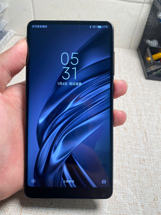 小米mix 2s 黑色6+128g，双卡全...