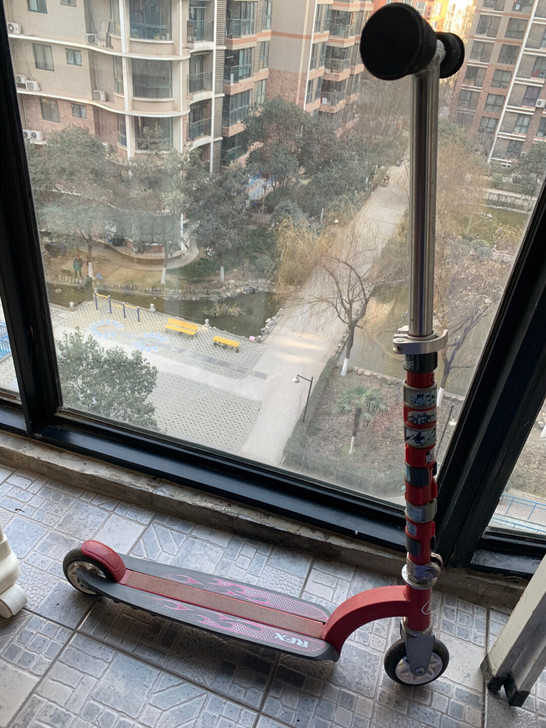 滑板车放了很久一直落灰 使用正常 同城自提