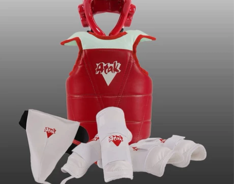 ATAK跆拳道护具成人儿童加厚全套五件套比...