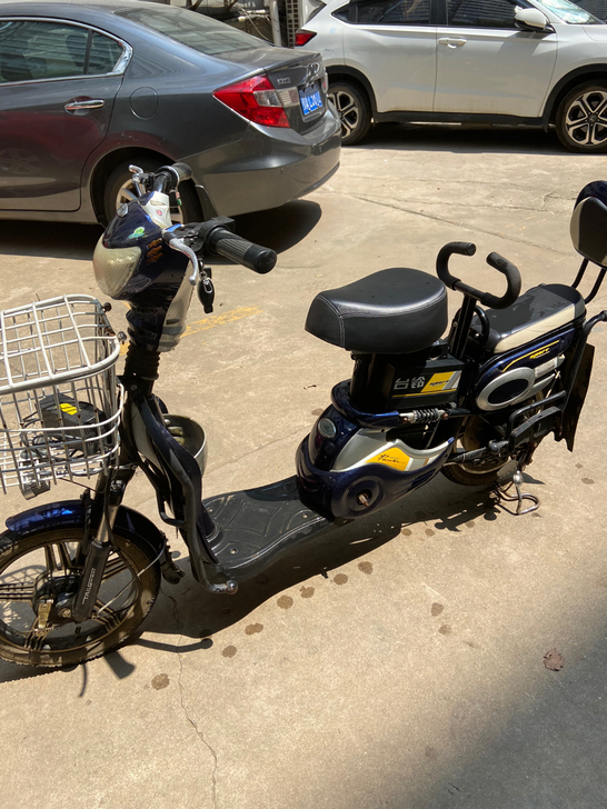 台铃电动车一辆，可以跑三十公里左右