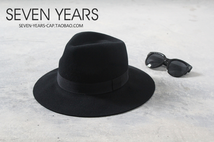 SEVEN YEARS 毛呢礼帽女独家定制...