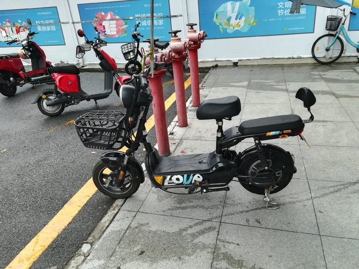 新日电动车，锂电池48v12ah，跑30公...