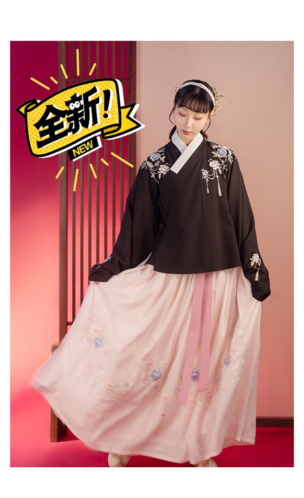 重回汉唐芍花莳155汉服袄裙