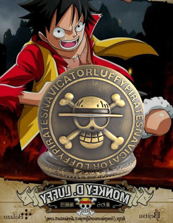 全新 包邮海贼王  复古翻盖怀表创意个性宫...