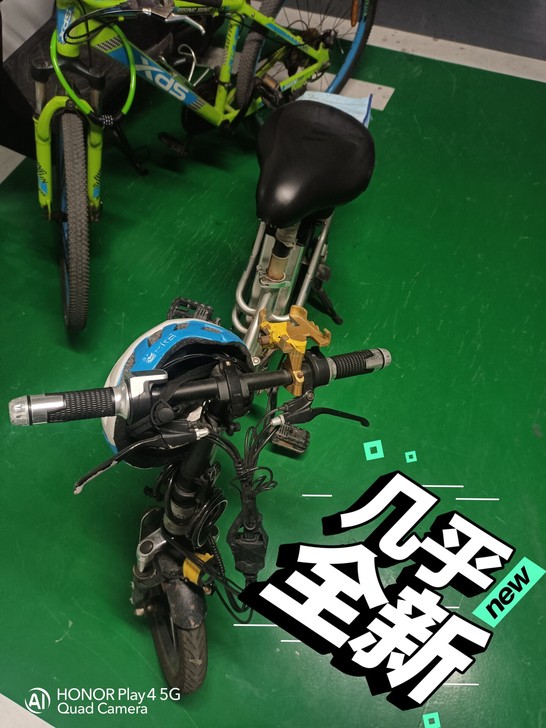 跑代价买的新车3千左右，国标48v电瓶折叠...