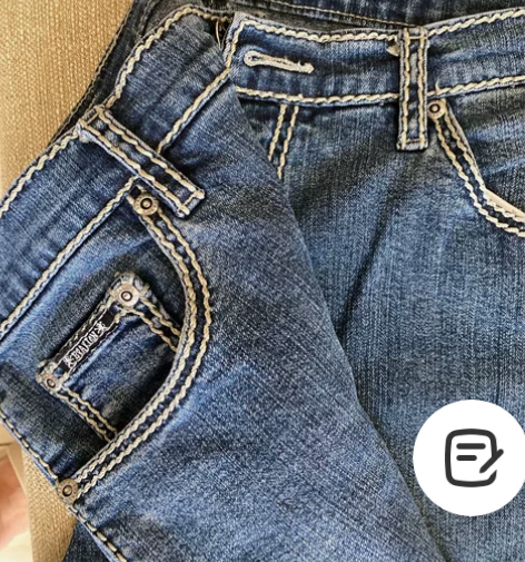 Jeans couture男牛仔裤35码（...