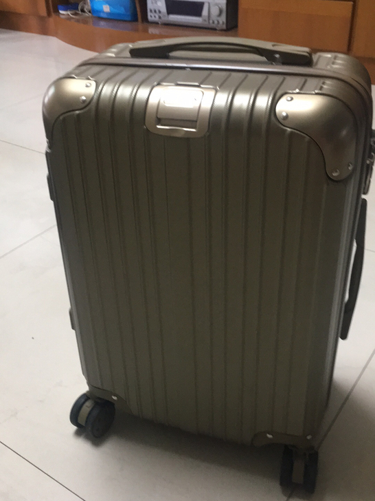 ULDUM拉杆箱万向轮旅行箱,20寸铂金款...