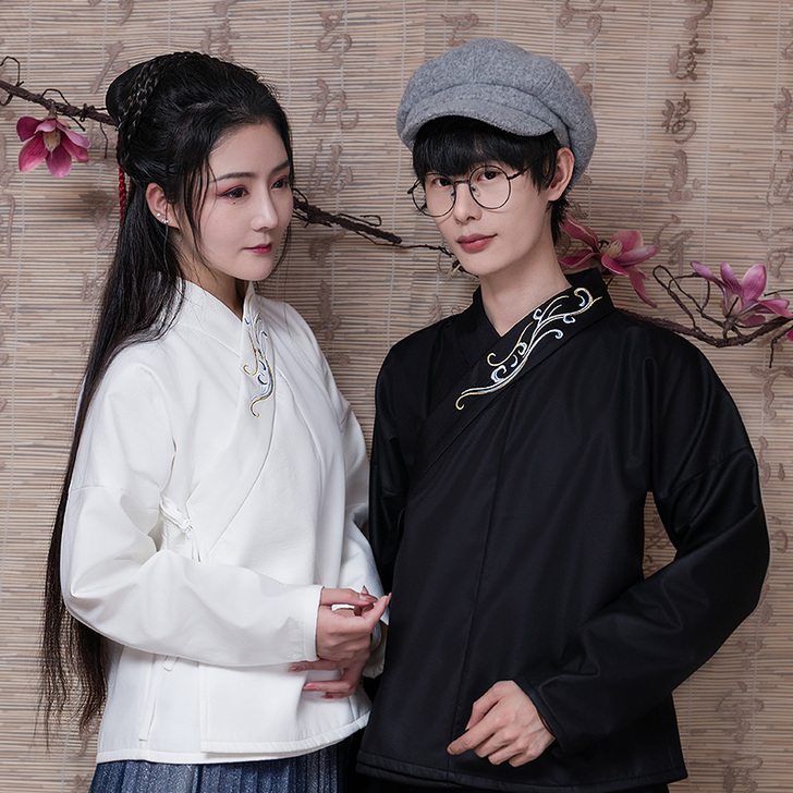 如梦霓裳汉服女男装中衣贴身里衣纯棉加绒配曲...