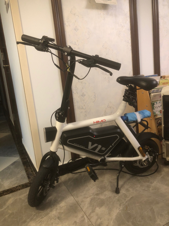闲置喜摩V1S电动自行车小型电动车代步电单...