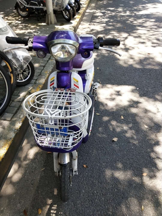 带软硬牌照上海久亚48伏二手电动车电瓶车