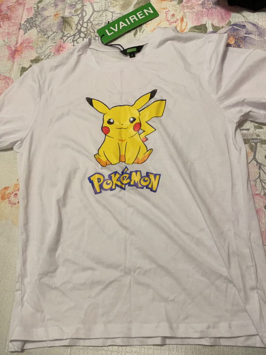 2021夏季宠物小精灵皮卡丘T恤短袖 纯棉。