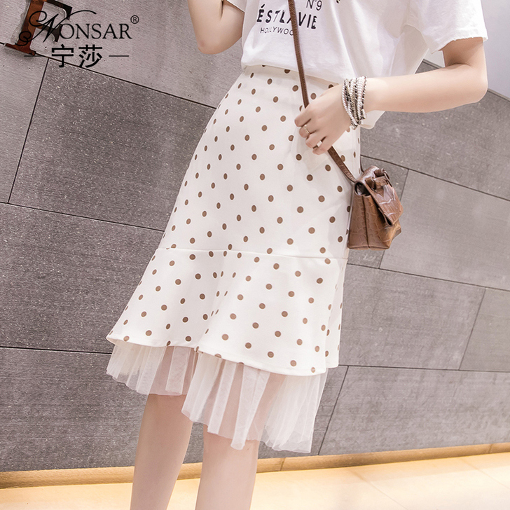 nonsar/宁莎 半身裙 女生春夏秋仙女...