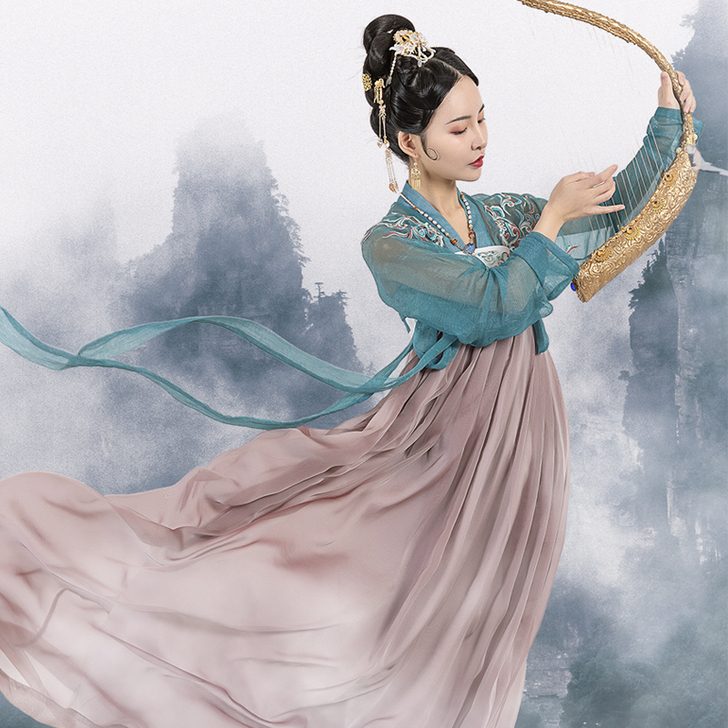 都城南庄 点清宵 齐胸襦裙汉服原创新品小袖...