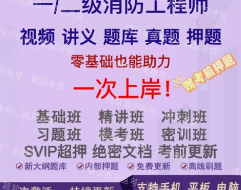 2022注册消防工程师/一级消防工程师/二...