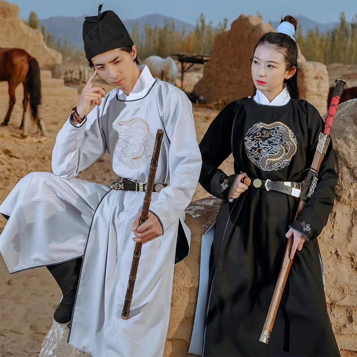 【随缘出】如梦霓裳 汉服 圆领袍 江城子 ...