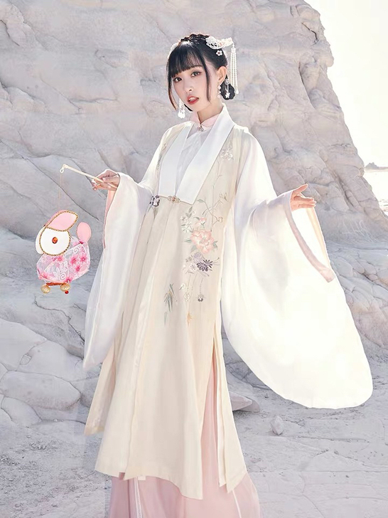 【十三余 小豆蔻儿】[花灯结] 立领斜襟长...