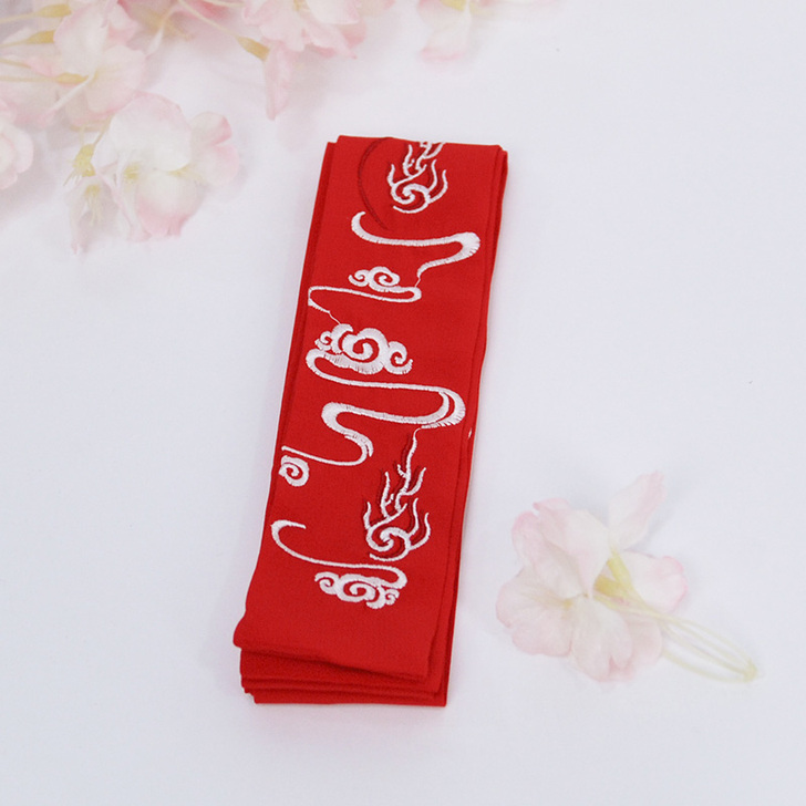 如梦霓裳汉服女装绣花发带山海经刺绣花发饰古...