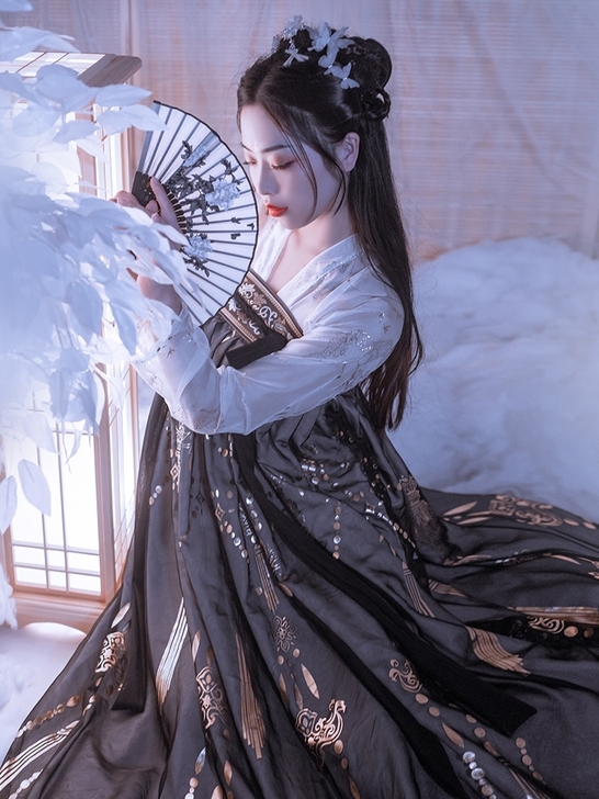 【艺缕原创一云鹤】汉服女仙气齐胸襦裙