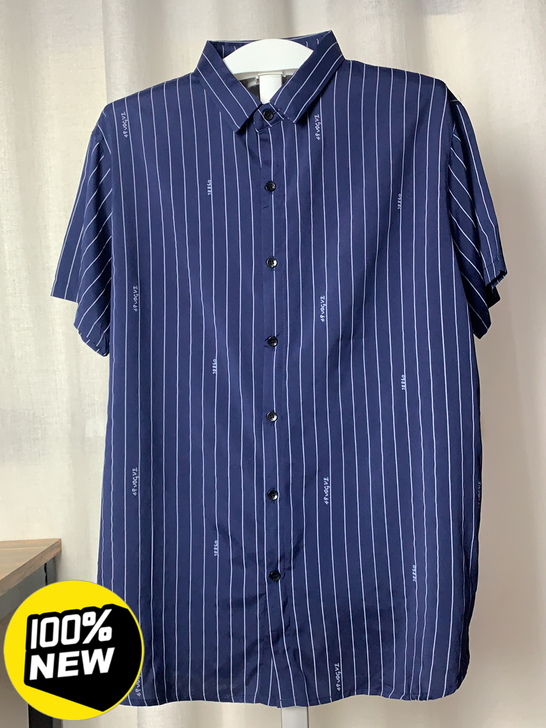 【自家工厂断码清仓】3XL全新男士短袖衬衫...