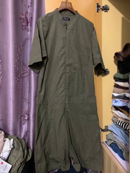 zara全新工装休闲连体裤男女都可穿