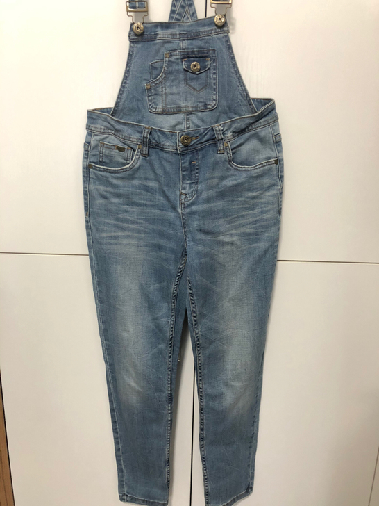 Vero moda   女士蓝色背带牛仔裤...