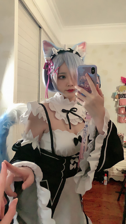 雷姆cos服从零开始的异世界生活蕾姆cos...