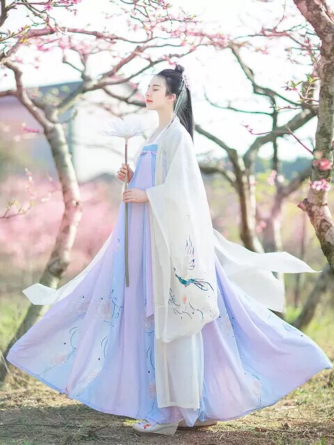 如梦霓裳春夏汉服女装花神系列齐胸襦裙山茶六...