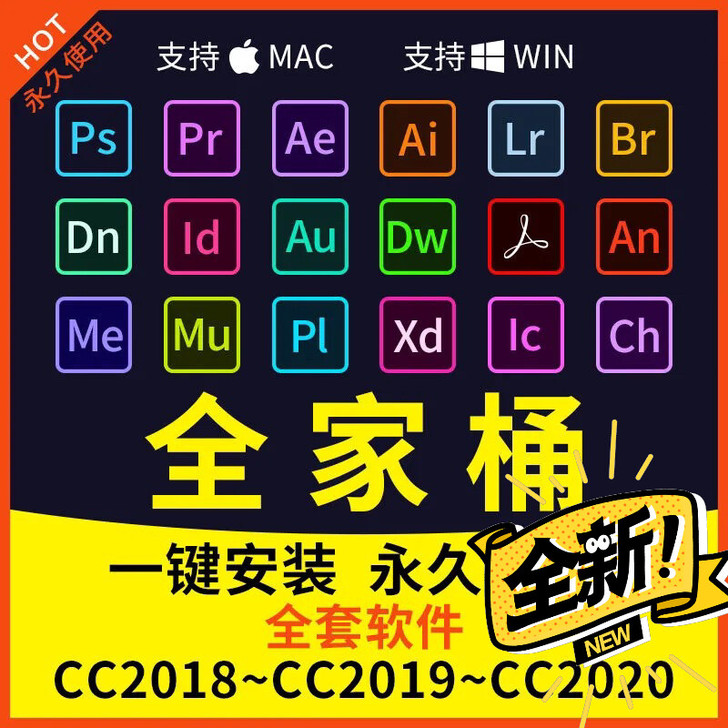 PS软件AI PR AE安装包中文版远程p...