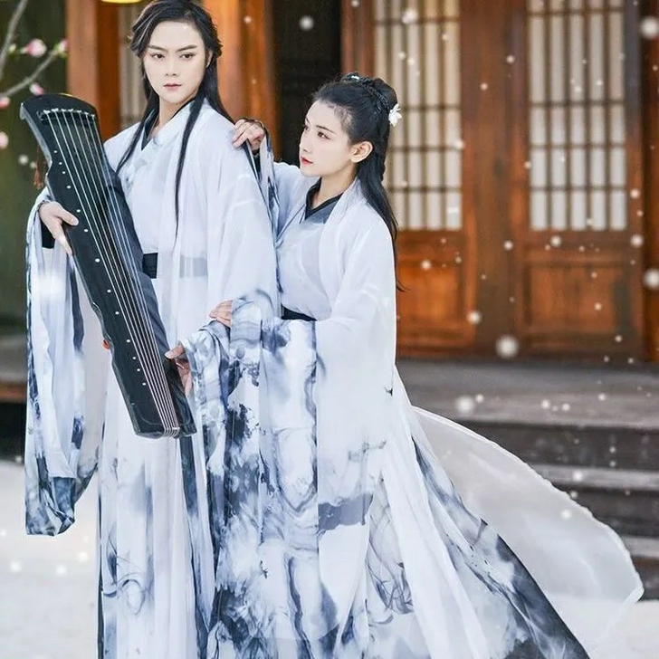 【全新清仓】汉服男女日常齐腰襦裙大袖衫相思...