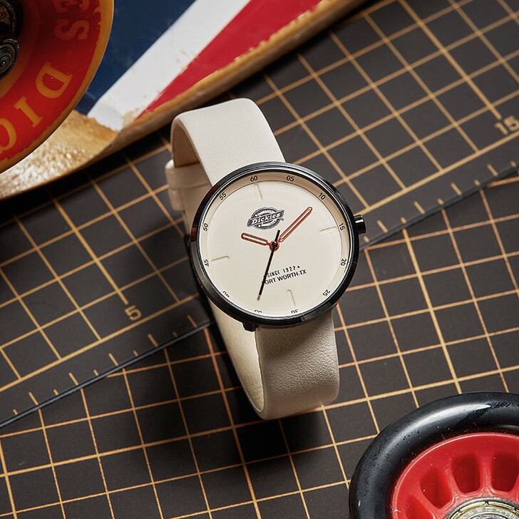 Dickies迪克斯时尚复古手表皮带腕表简...